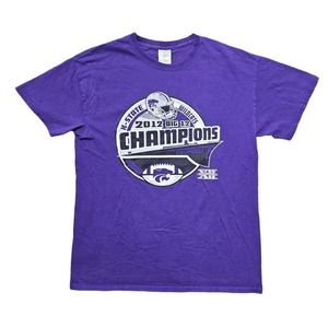 Kansas State Wildcats 2012-2013 T-Shirt Size Large - XII Champions